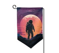 Drapeau de jardin de bienvenue pour l'extérieur de petite cour, 31,8 x 45,7 cm, double face, résistant aux intempéries, drapeau vertical pour ferme, extérieur, pelouse, terrasse