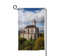 Drapeau de jardin de bienvenue pour l'extérieur de petite cour, 31,8 x 45,7 cm, double face, résistant aux intempéries, drapeau vertical monuments historiques de l'Arménie pour décoration de ferme