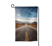Drapeau de jardin de bienvenue pour l'extérieur de petite cour, 31,8 x 45,7 cm, double face, résistant aux intempéries, drapeau vertical pour maison, désert, autoroute, pour ferme, extérieur, pelouse