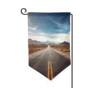 Drapeau de jardin de bienvenue pour l'extérieur de petite cour, 31,8 x 45,7 cm, double face, résistant aux intempéries, drapeau vertical pour maison, désert, autoroute, pour ferme, extérieur, pelouse
