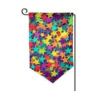 Drapeau de jardin de bienvenue pour l'extérieur de petite cour, 31,8 x 45,7 cm, double face, résistant aux intempéries, drapeau vertical pour ferme, extérieur, pelouse, terrasse