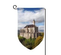 Drapeau de jardin de bienvenue pour l'extérieur de petite cour, 31,8 x 45,7 cm, double face, résistant aux intempéries, drapeau vertical monuments historiques de l'Arménie pour décoration de ferme