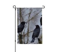 Drapeau de jardin de bienvenue pour l'extérieur de petite cour, 71,1 x 101,6 cm, double face, résistant aux intempéries, drapeau vertical pour ferme, extérieur, pelouse, terrasse