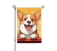 Drapeau de jardin de bienvenue pour l'extérieur de petite cour, 71,1 x 101,6 cm, double face, résistant aux intempéries, drapeau vertical pour ferme, extérieur, pelouse, terrasse