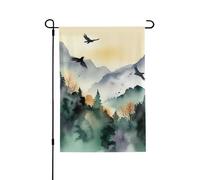 Drapeau de jardin de bienvenue pour l'extérieur de petite cour, 71,1 x 101,6 cm, double face, résistant aux intempéries, drapeau vertical pour ferme, extérieur, pelouse, terrasse