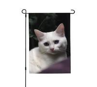 Drapeau de jardin de bienvenue pour l'extérieur de petite cour, 71,1 x 101,6 cm, double face, résistant aux intempéries, drapeau vertical pour ferme, extérieur, pelouse, terrasse