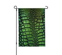 Drapeau de jardin de bienvenue pour l'extérieur de petite cour, 71,1 x 101,6 cm, double face, résistant aux intempéries, drapeau vertical en peau d'alligator pour ferme, extérieur, pelouse, terrasse