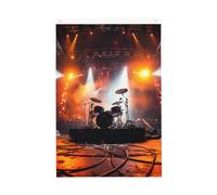 Drapeau de jardin de bienvenue pour scène de concert rock - 61 x 91 cm - Double face - Ne se décolore pas - Toile de fond pour photo - Bannière pour cour, porche, pelouse, décoration extérieure