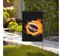 Drapeau de jardin de bienvenue résistant aux intempéries - 71,1 x 101,6 cm - Double face - Images de volley-ball - Petits drapeaux de jardin pour l'extérieur de la maison - Décoration extérieure