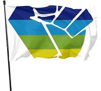 Drapeau de jardin de combat en plein air, drapeau de famille 3 x 5 pieds décorations pour la maison en plein air