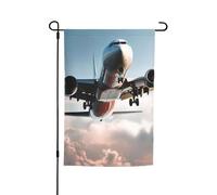 Drapeau de jardin de cour d'art d'avion, drapeaux de jardin de printemps, drapeau de jardin de la Saint-Patrick, décor extérieur, drapeau en Fiber de Polyester 12x18 pouces