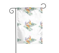 Drapeau de jardin de décoration de jardin 30,5 x 45,7 cm HJFCZH Burning Desire Prints épais et résistant à l'usure pour pots de fleurs et pelouses de jardin