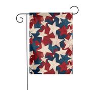 Drapeau de jardin de décoration de jardin 30,5 x 45,7 cm HJFCZH The Star-Spangled Banner imprime épais et résistant à l'usure pour pots de fleurs et pelouses de jardin