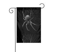 Drapeau de jardin de décoration de jardin 30,5 x 45,7 cm Motif araignée grimpante WHJSSF épais et résistant à l'usure pour pots de fleurs et pelouses de jardin