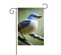 Drapeau de jardin de décoration de jardin 30,5 x 45,7 cm WHJDPP éthéré rossignol imprimé épais et résistant à l'usure pour pots de fleurs et pelouses de jardin