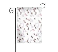 Drapeau de jardin de décoration de jardin 30,5 x 45,7 cm WHJDPP Falling Cartes à jouer imprimées épaisses et résistantes à l'usure pour pots de fleurs de jardin et pelouses