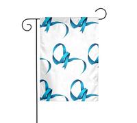 Drapeau de jardin de décoration de jardin 30,5 x 45,7 cm WHJDPP Rubans colorés volant dans les airs Imprimés épais et résistants à l'usure pour pots de fleurs et pelouses de jardin