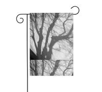 Drapeau de jardin de décoration de jardin 30,5 x 45,7 cm WHJSSF balançoire motif ombre d'arbre épais et résistant à l'usure pour pots de fleurs de jardin et pelouses