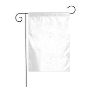 Drapeau de jardin de décoration de jardin 30,5 x 45,7 cm WHJSSF chaton écoutant des notes de musique Motif épais et résistant à l'usure pour pots de fleurs et pelouses de jardin
