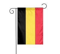 Drapeau de jardin de décoration de jardin 30,5 x 45,7 cm WHJSSF Drapeau de la Belgique Motif épais et résistant à l'usure pour pots de fleurs de jardin et pelouses
