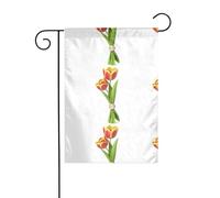 Drapeau de jardin de décoration de jardin 30,5 x 45,7 cm WHJSSF Happy Birthday to You Motif épais et résistant à l'usure pour pots de fleurs et pelouses de jardin