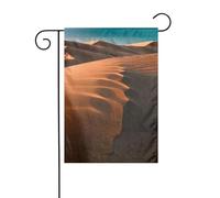 Drapeau de jardin de dunes de sable réversible 30 x 45 cm, drapeaux de décoration de Noël en plein air, drapeau de cour durable