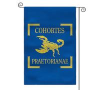 Drapeau de jardin de la Légion romaine 30,5 x 45,7 cm Double face Drapeau extérieur (Garde prétorienne)
