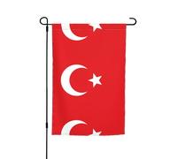 Drapeau de jardin de la Turquie - Drapeau de cour d'été double face pour l'extérieur, décorations saisonnières parfaites drapeau de jardin 30,5 x 45,7 cm
