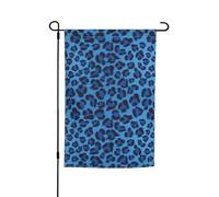 Drapeau de jardin de vacances imprimé peau de léopard 30,5 x 45,7 cm toutes saisons drapeau extérieur cour décoration pour patios