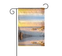Drapeau de jardin décoratif de dunes de sable