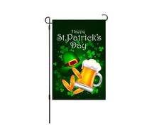 Drapeau de jardin, décoration extérieure double face, tissu en polyester, machine lavable pour le balcon du porche de pont (S28)