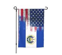 Drapeau de jardin des États-Unis, El Salvador, 30,5 x 45,7 cm, double face, petite bannière décorative
