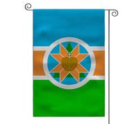 Drapeau de jardin des peuples et des nations des Amériques Drapeau double face pour l'extérieur (Otomi)
