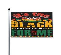 Drapeau De Jardin Double Couture Drapeaux Mois De L'Histoire Des Noirs : C'Est Excellent Pour Moi Décoratifs Bruant Pour Balcon Fête Décorations 90X150Cm