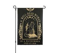 Drapeau de jardin double face 30,5 x 45,7 cm, drapeaux de bienvenue pour extérieur, Pâques, été, décorations de jardin pour toutes les saisons (totem de loup)