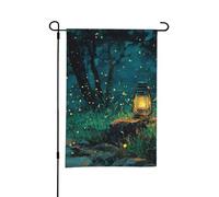 Drapeau de jardin double face 30 x 45 cm pour décorations extérieures, lucioles saisonnières et lanternes, drapeaux de jardin, bannière de bienvenue pour cour, pelouse, terrasse, ferme