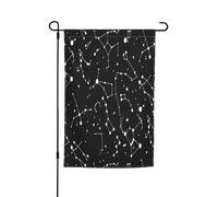 Drapeau de jardin double face 45 x 30 cm, drapeaux de jardin en forme de constellation étoilée pour extérieur, toutes saisons, bannière décorative pour porche, terrasse, pelouse, drapeaux de maison en