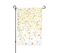 Drapeau de jardin double face 45 x 30 cm, étoiles de rêve épargnées, drapeaux de jardin pour l'extérieur, toutes saisons, bannière décorative d'extérieur pour porche, terrasse, pelouse, drapeaux de