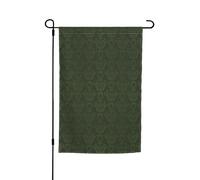 Drapeau de jardin double face 45 x 30 cm, pétales floraux verts chasseurs, drapeaux de jardin pour extérieur, toutes saisons, bannière décorative pour porche, terrasse, pelouse, drapeaux de maison aux