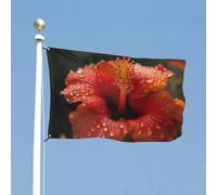 Drapeau de jardin double face 61 x 88,9 cm - Drapeau de bienvenue pour l'extérieur - Avec œillets en laiton - Grand drapeau d'extérieur pour cour, jardin, pelouse