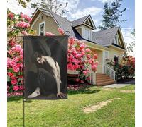 Drapeau de jardin double face Alexandre Cabanel « Ange déchu », 28 x 40 pouces, décoration extérieure