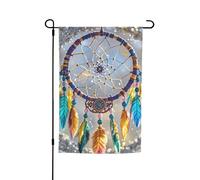 Drapeau de jardin double face - Attrape-rêves - Petits drapeaux de jardin pour l'extérieur - 30,5 x 45,7 cm - Drapeau décoratif vertical pour toutes les saisons