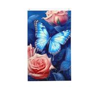 Drapeau de jardin double face de 0,9 x 1,5 m - Bannière de bienvenue saisonnière avec œillets en laiton - Fond photo décoratif pour cour, porche, pelouse
