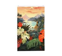 Drapeau de jardin double face de 0,9 x 1,5 m - Bannière de bienvenue saisonnière avec œillets en laiton - Fond photo décoratif pour cour, porche, pelouse