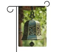 Drapeau de jardin double face de 30,5 x 45,7 cm : les drapeaux de jardin en métal faits à la main sont durables, beaux et polyvalents