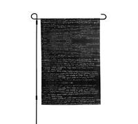 Drapeau de jardin double face de la science abstraite, chimie, 71,1 x 101,6 cm (léger) - Impression intégrale vibrante pour cour, jardin, terrasse ou porche