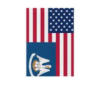Drapeau de jardin double face Drapeau des États-Unis | Double impression visible des deux côtés résistant aux intempéries et aux déchirures pour décoration de maison