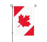 Drapeau de jardin double face du Canada - Décoration toutes saisons pour cour et patio - 71 x 102 cm