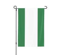 Drapeau de jardin double face du Nigéria - Décoration résistante aux intempéries pour cour et terrasse - 71 x 102 cm