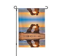 Drapeau de jardin double face du parc national des Arches 71,1 x 101,6 cm (léger) - Décoration imprimée vibrante pour cour, jardin, terrasse ou porche